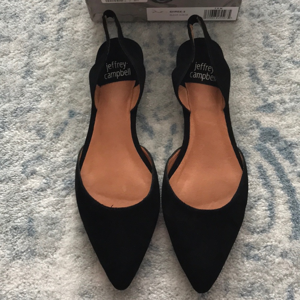Jeffrey Campbell Shree Suede Flats